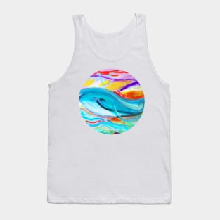 Whale Illustration Tank Top